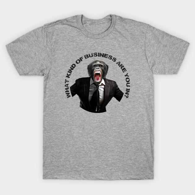 Monkey Business T-Shirt by Alema Art